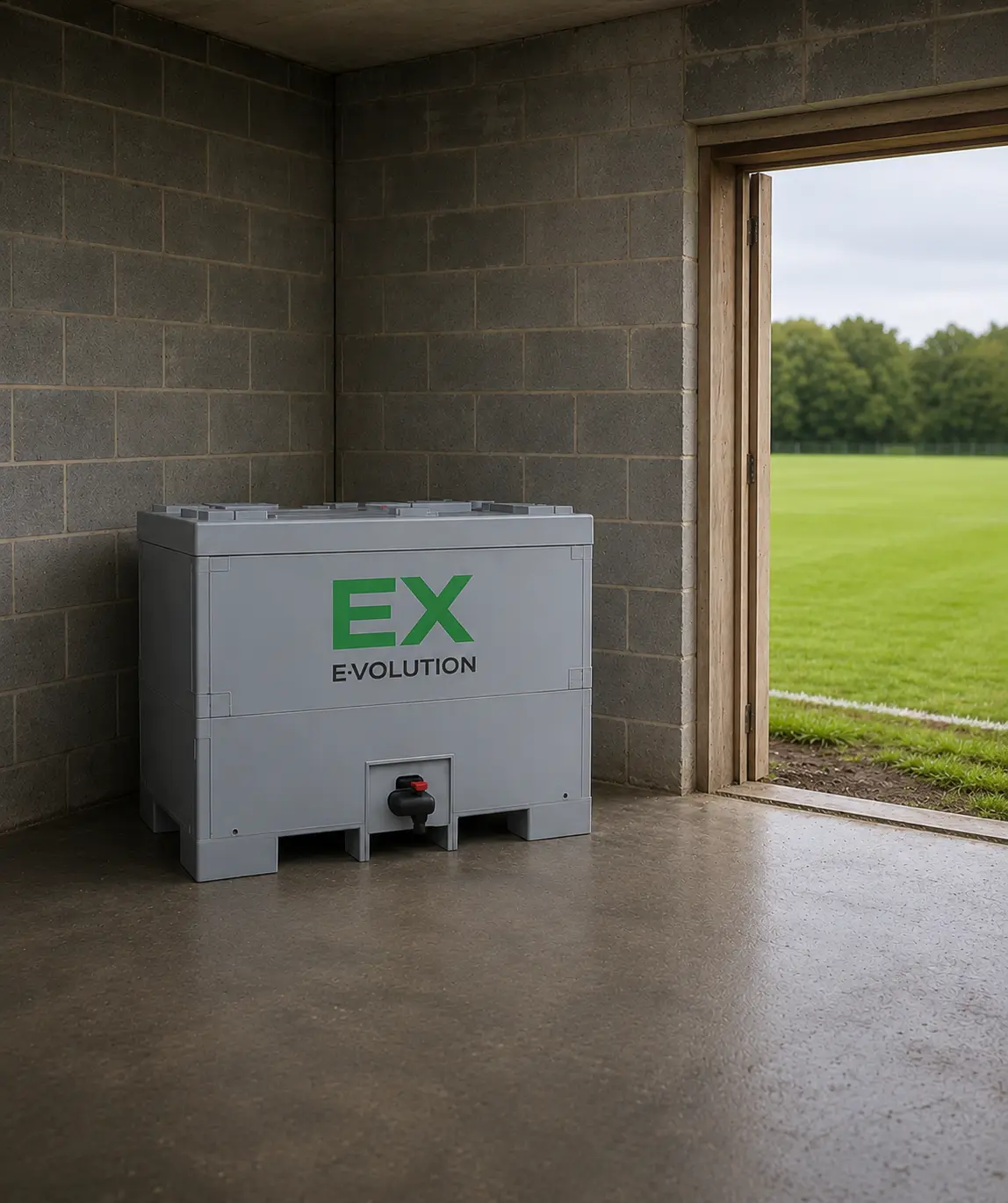 Nu — EX E-volution BIB in opslagplaats